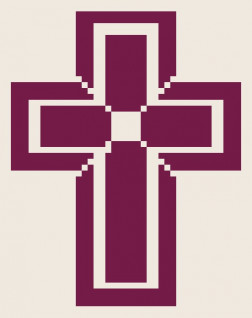 Christian Cross C2C Lap Blanket Pattern Download