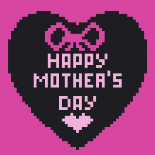 Happy Mother's Day Lap Blanket C2C Crochet Pattern Electronic Download
